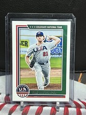 2022 Panini USA Baseball Stars & Stripes - #46 Cole Kirschsieper (RC)
