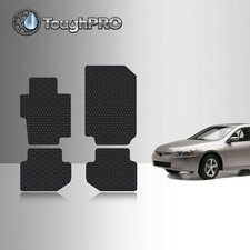 Toughpro Floor Mats Black For Honda Accord All Weather Custom Fit 2003-2007