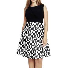 STUDIO 8 Edyn Womens' Party Weeding Dress Navy Pullover UK-24 | Clearence Sale