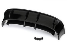 Traxxas 7413 Black Plastic Wing W Hardware For Ford Fiesta St Rally