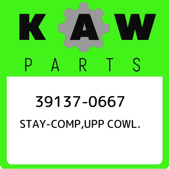 39137-0667 Kawasaki Stay-comp,upp cowl. 391370667, New Genuine OEM