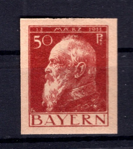 Bavaria 83IU PERFORATED ** MNH MINT BPP 250EUR (BA2262