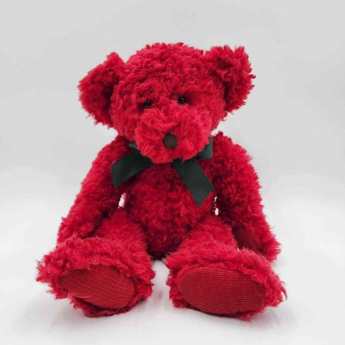 Vintage Russ Berrie Redford Red Christmas Teddy Bear | eBay