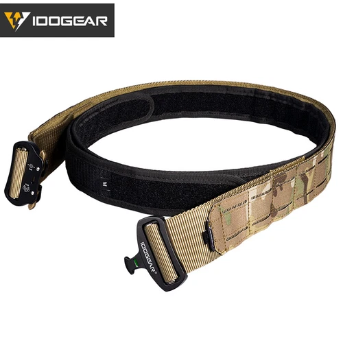 IDOGEAR 2" Taktischer Gürtel Schnellspanner Metallschnalle Laser MOLLE Herren Gürtel tarnfarben - Bild 8 von 21