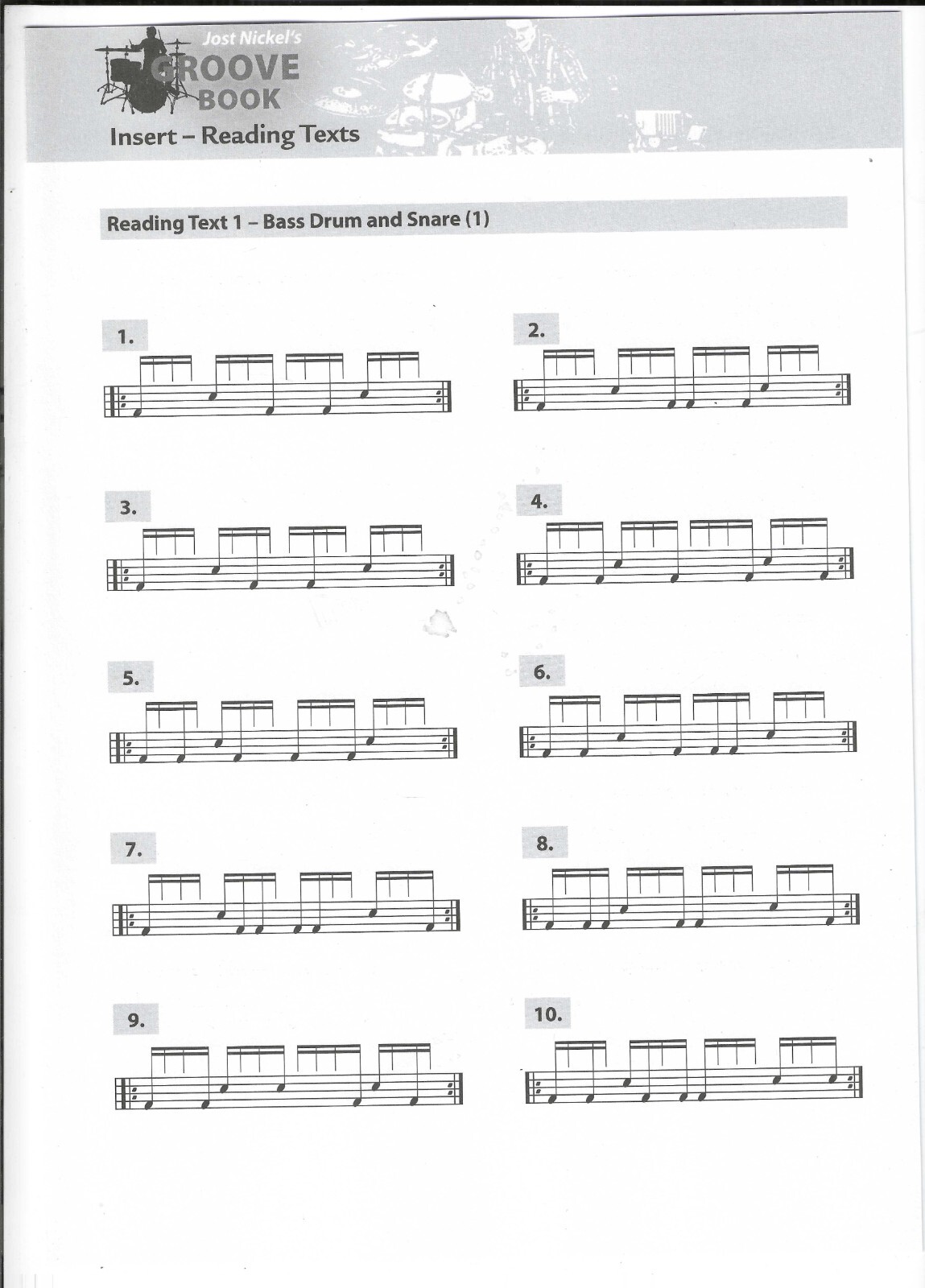 Jost Nickel's Groove Book Book and CD by Jost Nickel (2015, Trade