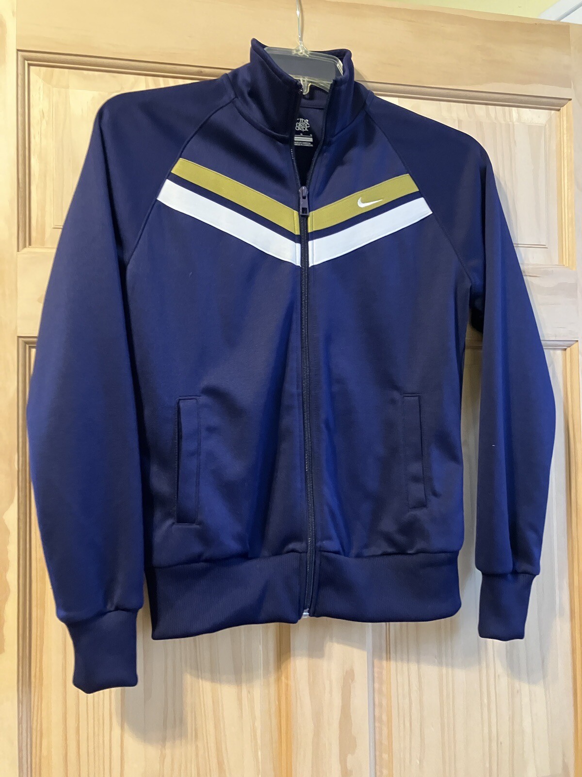 Nike The Athletic Dept Navy Blue Men's Medium Retro T… Gem