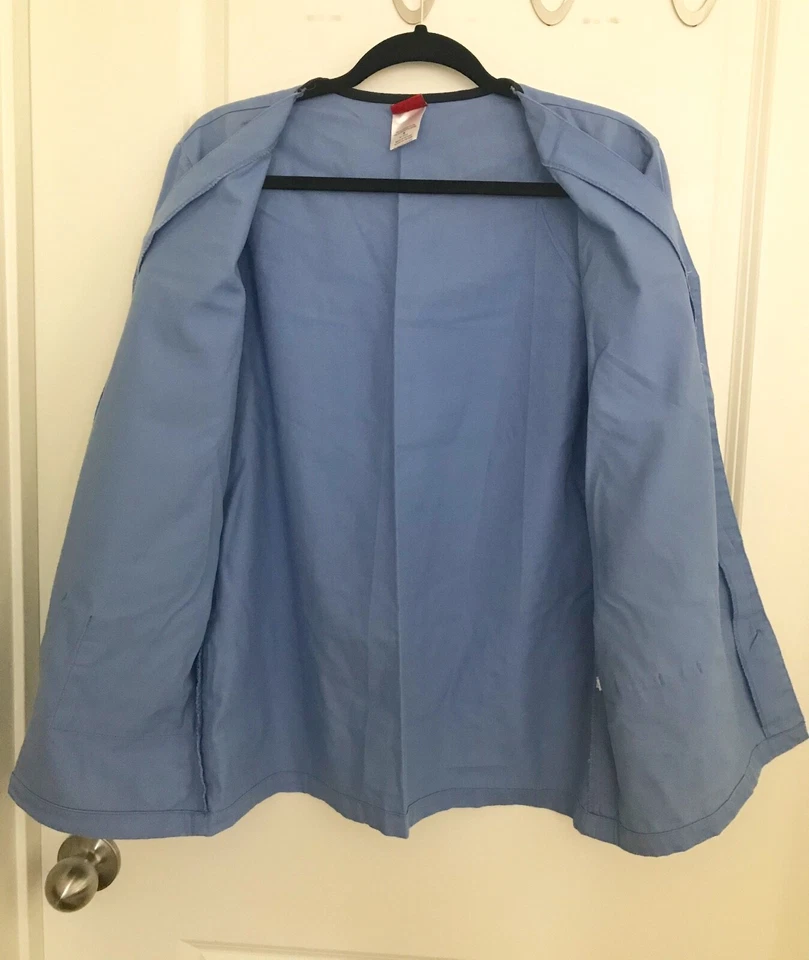 Chaqueta Médica Dickies Para Mujer Calentamiento Azul Bebé Talla S Foto 3 de 4