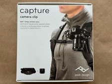 NEW CAPTURE CAMERA CLIP CAMERA CARRY SYSTEM BY PEAK DESIGN FAST FREE SHIPPING