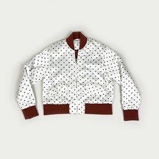 Ganni Leclair Satin Bomber Ladies Jacket 38 Size Fits Medium M