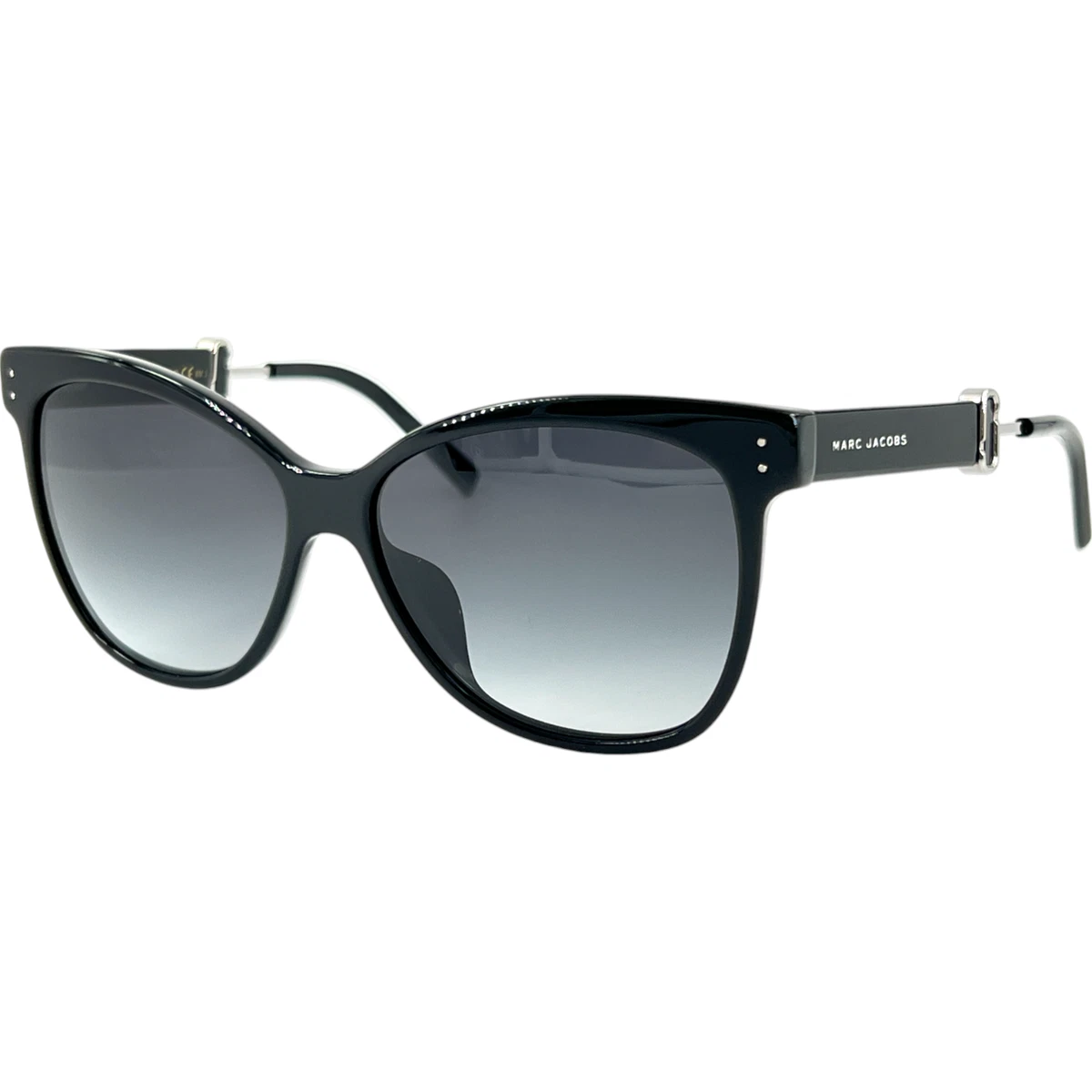 FRAMES ONLY UNUSABLE LENSES
Marc Jacobs Black Oversized Oval Butterfly Sunglasse Marc Jacobs MJ 1046/S 807 Sunglasses Black - eye-oo.com main image 3