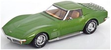 Kk Scale 1:18 Scale Chevrolet Corvette C3 1972 Light Green Metallic