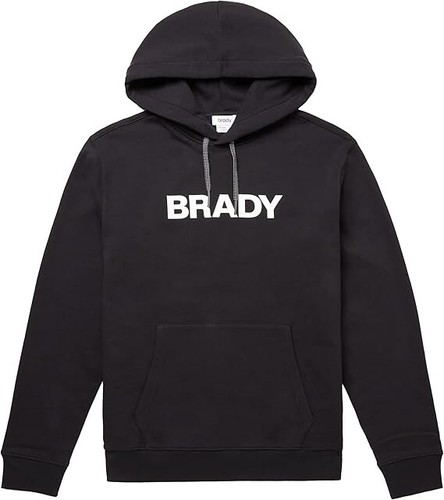 Brady Brand Pullover Fleece Hoodie Sweatshirt, NWT - Men’s L - Black, $95 - Picture 2 of 12