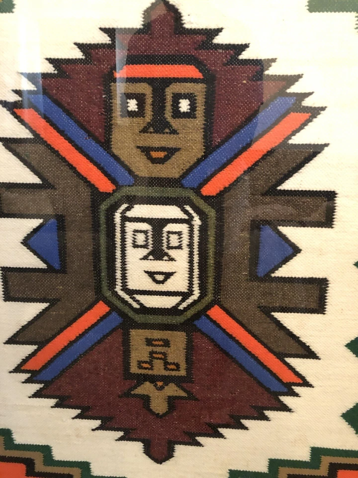muisca tapestry woven art piece - Image 2 of 2