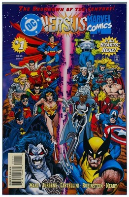 Marvel vs DC #1 1996 Marvel/DC Comics VF Comic Book Direct Edition
