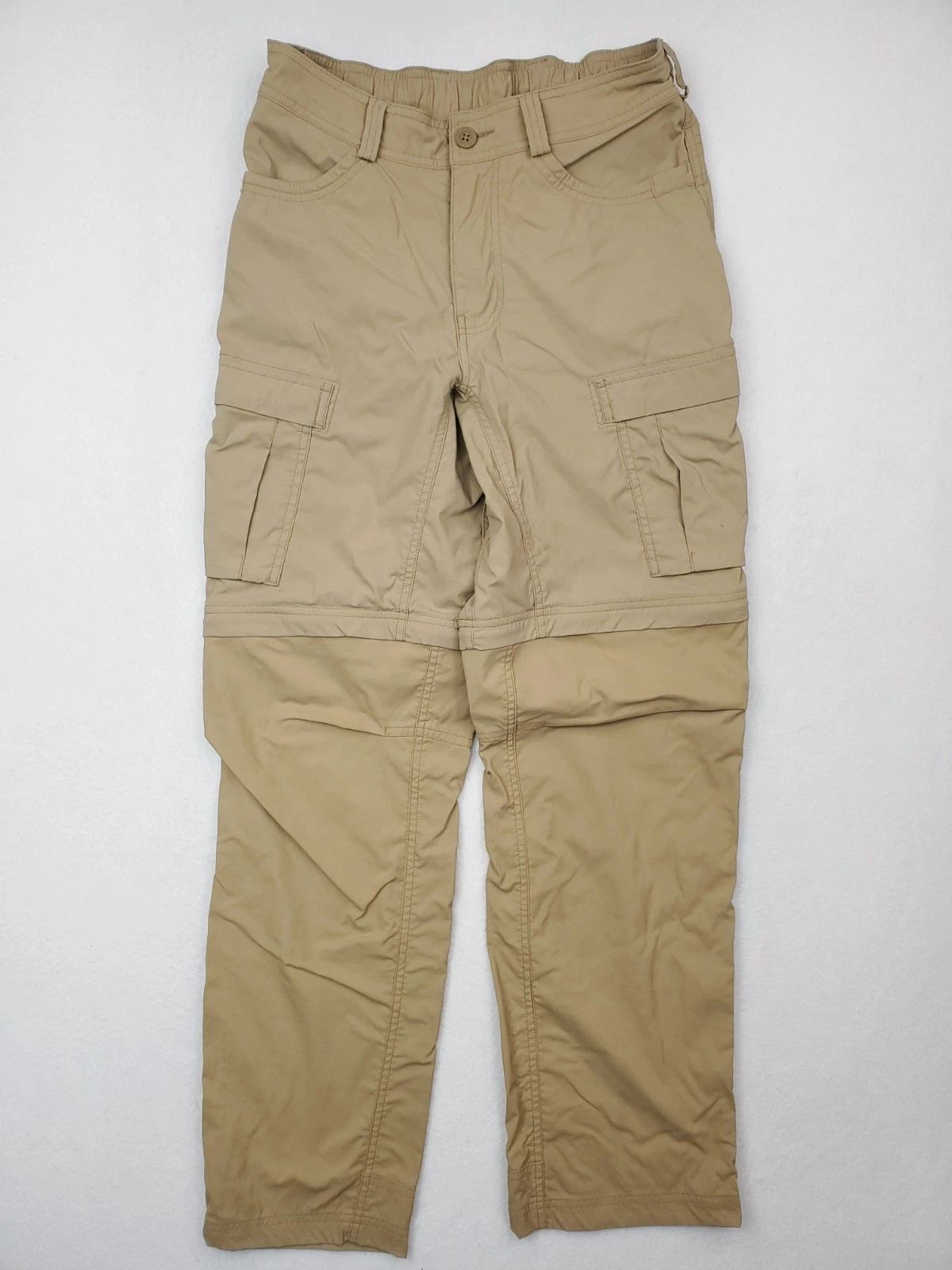 REI Co-Op Pants Mens 30x32 Khaki Cargo Convertible Performance Hiking Activewear