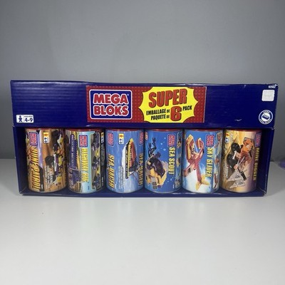 Vintage Mega Bloks Super 6 Pack Sets 1990 s All Sets Brand New