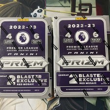 2022-23 Panini Prizm Premier League Soccer Blaster Boxes Sealed 2 Box Lot