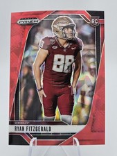 2025 Panini Prizm Draft Picks - Ryan Fitzgerald #27 Red Ice Prizm (RC)