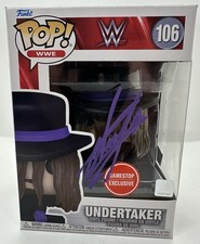 Undertaker Funko Pop Autographed WWE World Wrestling Entertainment 106 Fanatics
