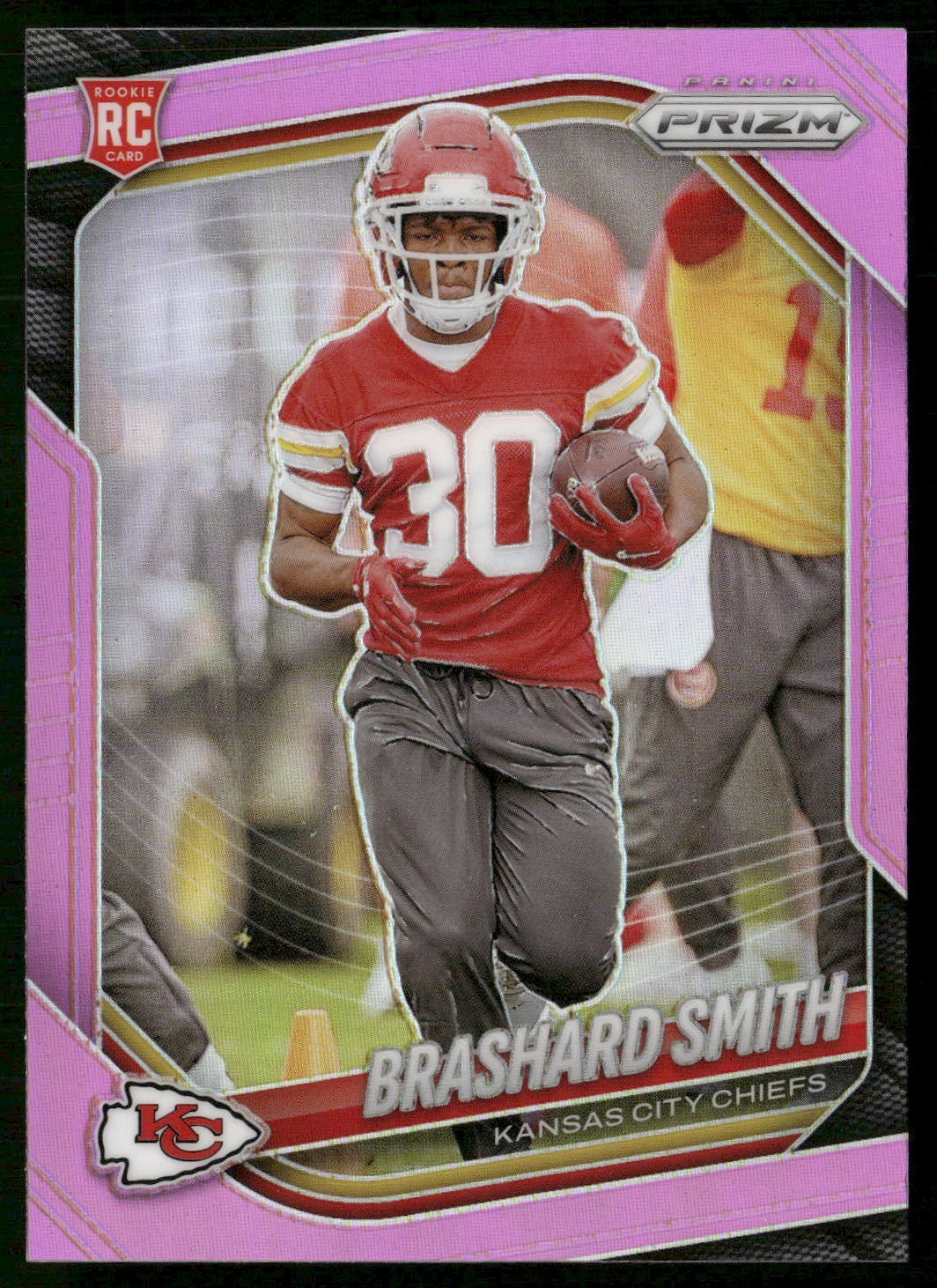 2025 Panini Prizm #308 Brashard Smith Pink