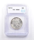 1947-D Walking Liberty Half Dollar MS66 ICG *6941