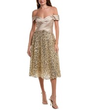 Theia Brandy Sequin Cocktail Dress Women's
