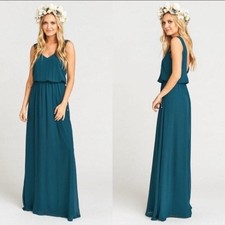NWT Show Me Your Mumu Kendall Maxi Deep Jade Size XXL