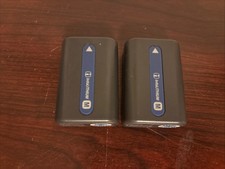  2 Sony NP-FM50 InfoLithium M-Series Camcorder Battery  Genuine OEM