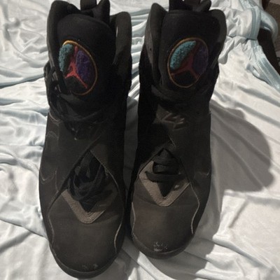 Jordan Air Jordan 8 Retro Aqua 2015 High Top Men s Sneakers Black 305381-025