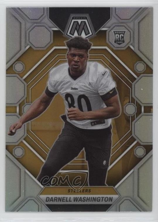 2023 Panini Mosaic Rookies Silver Prizm Darnell Washington #306