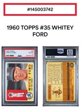 1960 Topps #35 Whitey Ford  PSA 6
