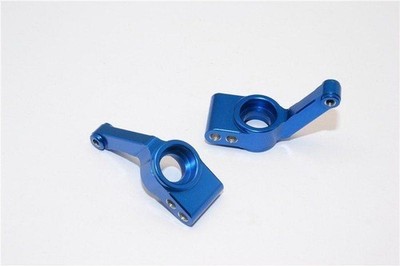 GPM TRAXXAS 1/10 Rustler, Bandit Aluminium Radträger hinten eloxiert blau / GPMR