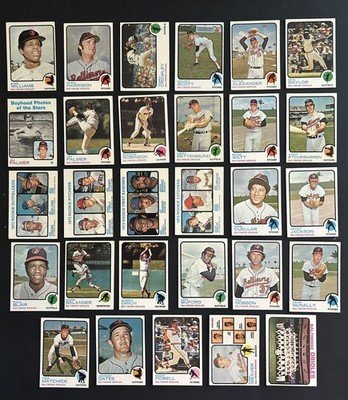 1973 Topps BALTIMORE ORIOLES Team Set JIM PALMER Brooks ROBINSON Blair POWELL