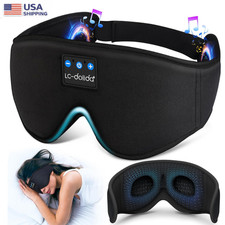 Sleep Headphones-Bluetooth Eye Mask Wireless Music Side Sleepers