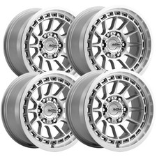 Set Of 4 Ultra 116 Atlas 18x9 6x5.5 18mm Machined Wheels Rims 18 Inch