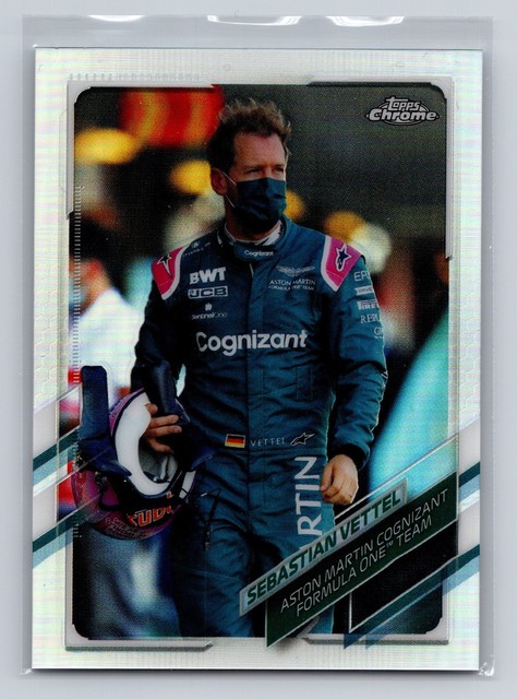 Sebastian Vettel 2021 Topps Chrome Formula 1 Refractor