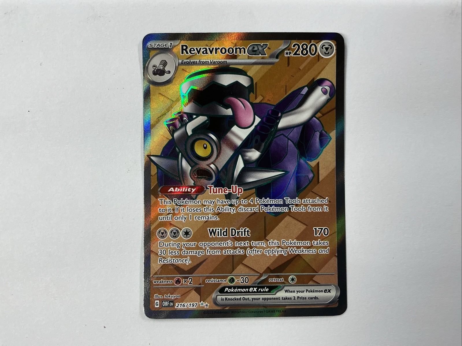 Pokémon TCG, Revavroom Ex 216/197 - Obsidian Flames