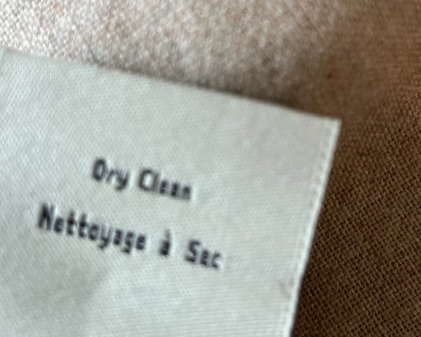 POTTERY BARN Pillow Cover 20 X 20 Gray/Beige Linen Hopsack Basketweave Woven - Image 4 of 4