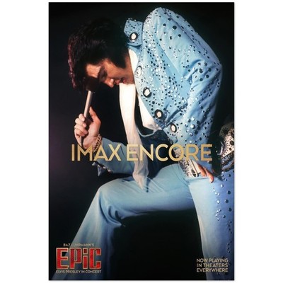 Elvis Presley IMAX Encore Epic Elvis Presley in Concert Poster | eBay