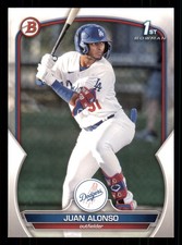 2023 Bowman Juan Alonso #BP-137 FBC Los Angeles Dodgers