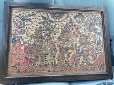 Traditional Balinese Kamasan Painting