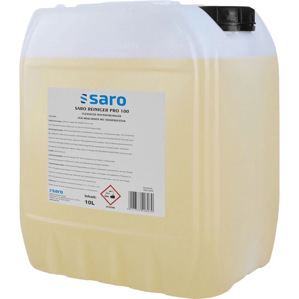 SARO Spülmaschinenreiniger Modell PRO 100 - 10 Liter