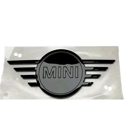 Original MINI Emblem Logo Schwarz  Front 51142465241 R55 R56 R57 51149880863 NEU