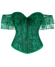 Women's Floral Lace Up Corset Small Coquette Fairycore Ren Faire