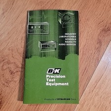 Vintage B&K Test Equipment Catalog scope audioTV