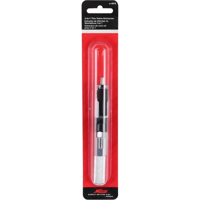 Milton S-443 Tire Valve Stem Tool 3-in-1 Core Remover Extractor Inflator - NEW