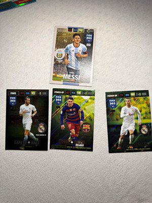 Topps FIFA 365 Bundesliga Trading Cards Lot 23 Karten Messi Ronaldo Gold Rare