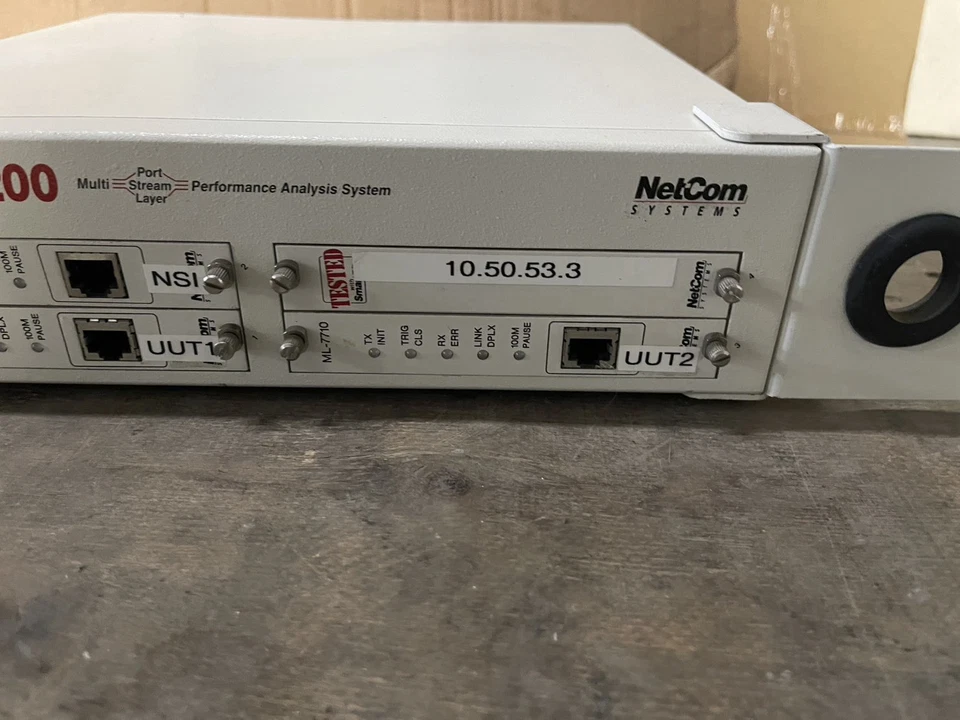 Spirent SmartBits 200 SMB-0600 w/ 3× ML-7710 Modules Network Test System As-Is - Image 3 of 4