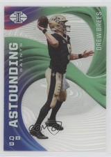 2020 Panini Illusions Astounding Emerald Drew Brees #A12 8e3