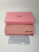 Box Miu Miu without glasses with case and cloth Microfiber